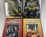 The Fast and The Furious Fast &amp; Furious 4 DVD Lot Tokyo Drift 2 Fast 2 F... - $14.99