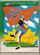 1995 ALCS Game program Mariners Indians Championship - $42.81