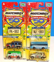 Matchbox Across America Lot of 4 #2 Tahoe #3 Ikarus #4 VW Panel Van #5 ML 430 - £7.86 GBP