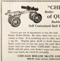 1924 Chicago Roller Skate Company Advertisement Sports Ephemera 4.75 x 3... - $481.52 MXN