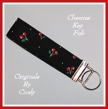 Cherries Key Fob, Cherry Key Fob, Cherries Key Ring, Cherries Key Chain ... - £3.99 GBP