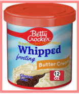 Food Betty Crocker Whipped Frosting Butter Cream ~ 12 oz ~ 1 Container ~ - $11.86