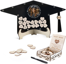 2024 Graduation Guest Book Alternative, Black Graduation Decorations Cla... - £33.60 GBP