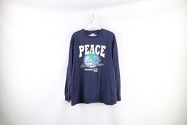 Vtg 90s Streetwear Womens L Faded Christian Peace On Earth Long Sleeve T-Shirt - £27.15 GBP