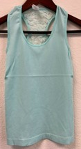 ShoSho Tank Top, One Size, Teal Blue, Lace Back NEW - £7.87 GBP
