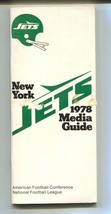 New York Jets-1978-NFL-Media Guide - $31.04