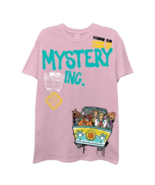 Scooby Doo Mystery Machine Mystery Inc Men&#39;s Throwback T-Shirt Pink Size... - £16.34 GBP