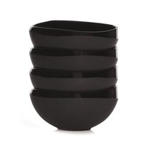 Savora Chamfer Porcelain Bowl, 10-Inch, Noir - £25.21 GBP