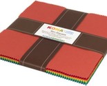 Ten-Square Kona Cotton Solids Paintbox Basic Coordinates Fabric Precuts ... - £28.39 GBP