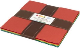 Ten-Square Kona Cotton Solids Paintbox Basic Coordinates Fabric Precuts M538.26 - £27.95 GBP