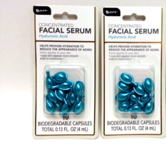 2 x NEW b.pure Concentrated Facial Serum Hyaluronic Acid 10 ct capsules ... - $13.55