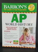 Barron&#39;s AP World History 6th Edition John McCannon PhD Trade Paperback - $4.74