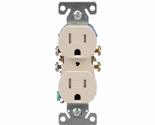 EATON TR270W Duplex Grounding Receptacle, White - $9.99