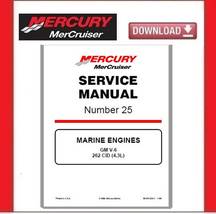 MERCURY MerCruiser Service Manual #25 GM V-6 4.3L - £15.73 GBP