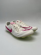 Nike Zoom JA Fly 4 White Sail Hyper Pink Track Spikes DR2741-100 Men&#39;s Size 9 - £70.73 GBP
