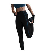 Nike One Women Dry-Fit High-Waisted 7/8 Leggings Size Large Black Blue A... - €25,74 EUR