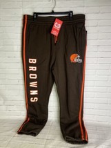 Ultra Game NFL Cleveland Browns Game Day Jogger Pants Sweatpants Brown Mens XL - £43.52 GBP