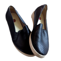 Dansko Shoes Women&#39;s 6.5/7 Odina Black Perforated Leather Comfort Loafer... - $47.50