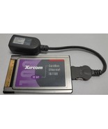 Xircom CBE-10/100BTX 32-bit CardBus Ethernet 10/100 w/ 10/100Base-TX Dongle - £14.87 GBP