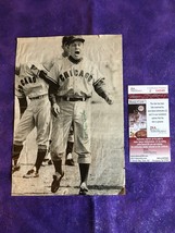 Leo Durocher Signed 8x10 Chicago Cubs JSA Certified Autograph Picture - £137.61 GBP