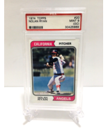 Topps 1974 NOLAN RYAN PSA MINT 9 (OC) #20 CALIFORNIA ANGELS HOF Pitcher ... - $2,330.60 CAD