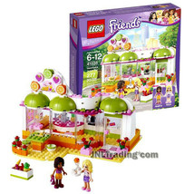 Year 2014 Lego Friends 41035 HEARTLAKE JUICE BAR with Andrea and Naya (2... - £51.12 GBP