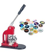 Seeutek Button Maker Machine Button Badge Maker 1 inch 25mm with 500 Pcs... - €67,78 EUR