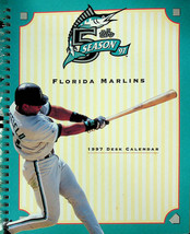 MLB Florida Marlins Desk Calendar for 1997 - Unused - $13.09