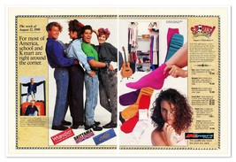 K-Mart Back-to-School Fashions Gitano Brittania Vintage 1990 2-Page Magazine Ad - £9.61 GBP