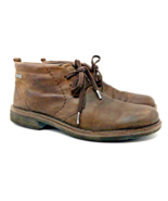 Ecco Turn Chukka Boots Size 9 EU 43 Lace Up Leather Gore-Tex GTX Ankle Desert - £39.50 GBP