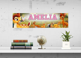 Bambi - Personalized Name Poster, Customized Wall Art Banner, Frame Option - £14.45 GBP+
