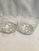 Gentleman Jack Round Glasses Etched &quot;What a Gentleman Should Know&quot; Swirl Bottom - £27.34 GBP