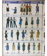 Three VTG Girl Scouts Uniform Posters Worldwide With Some Damage To Paper - $565.28 MXN