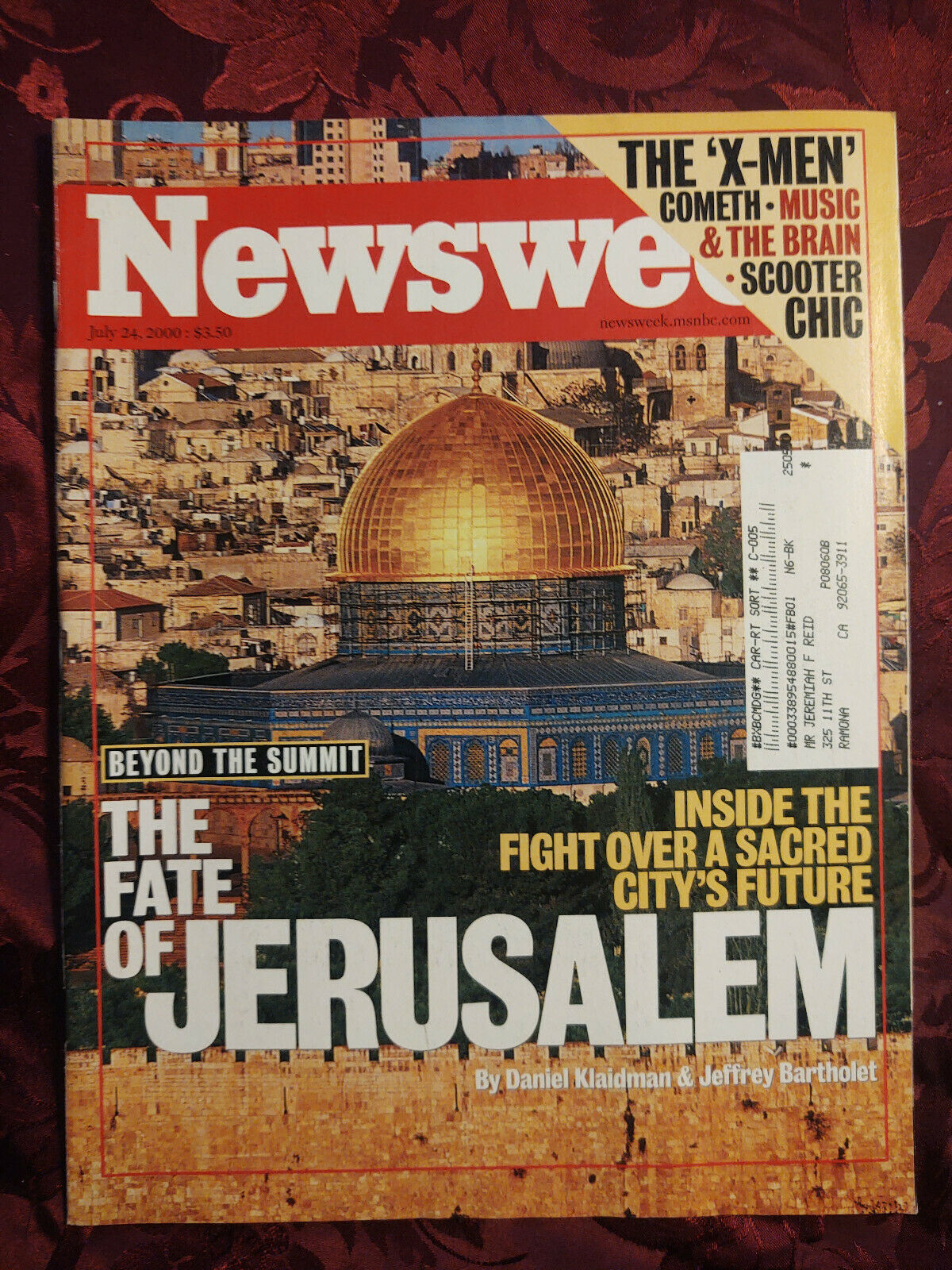 Primary image for NEWSWEEK July 24 2000 Jerusalem Tobacco Company Verdict Meaning of Music