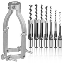 Gisafai 7 Pcs Square Hole Drill Bit With 1 Square Hole Drill Bit Adapter - $83.99