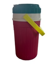 VINTAGE igloo 1/2 Half Gallon Water Jug Cooler - Pink, Yellow, Teal CLEA... - $19.98 CAD