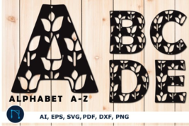 Paper Cut Tree Alphabet a-z Bundle SVG - $50.00