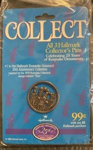 Vintage Hallmark Collectors Pin  #1 in 25th Anniversary Collection - New- Sealed - £2.15 GBP