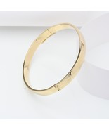 6.00mm Hinged Bracelet-14K Gold Bangle Bracelet-Personalized Bangle - $1,269.00+