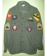 Reworked US Army Airborne Vietnam War Style Distressed Punk Uniform Shirt - £51.11 GBP