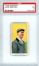 1909 T206 Jack Bastian Southern League PSA 3 P1314 - £328.35 GBP