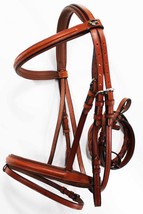 Pony Horse English Show Padded Bridle Browband Tan 80318T - $66.32