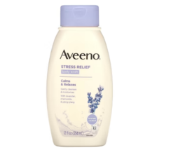 Aveeno, Stress Relief Body Wash, Lavender, 12 fl oz (354 ml) - £10.37 GBP