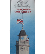 .  Colonial Williamsburg, Visitor’s Companion, complete map of Colonial ... - $12.00