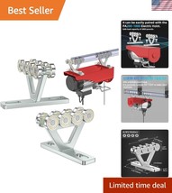 Electric Hoist Trolley with 8 Silent Wheels - 6613 lbs Break Strength Ca... - $45.00