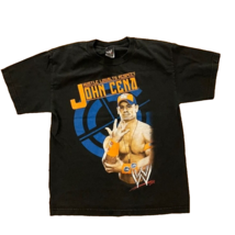 John Cena Black Graphic T-Shirt Mens XL Fifth Sun World Wrestling Entert... - £10.93 GBP