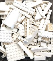Lego 150 piece White Lego lot full of bricks, blocks Variety of Sizes Le... - $12.95