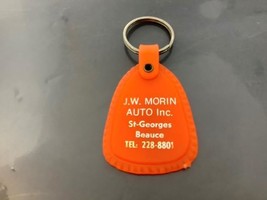 Vintage Promo Keyring Jw Morin Auto Keychain ST-GEORGES Ancien Porte-Clés Beauce - £5.87 GBP
