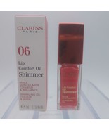 Clarins Lip Comfort Oil Shimmer .2oz  POP CORAL 06 - $24.74