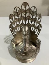 Bath & Body Works Peacock Turkey Metal Liquid Soap Holder Discontinued Design - £11.79 GBP